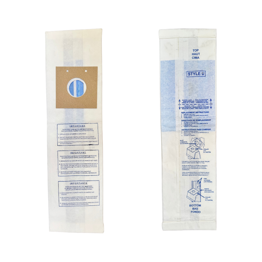 VacBagsUSA Replacement Vacuum Bags for Eureka Style U, Replaces #51403C - VacBagsUSA